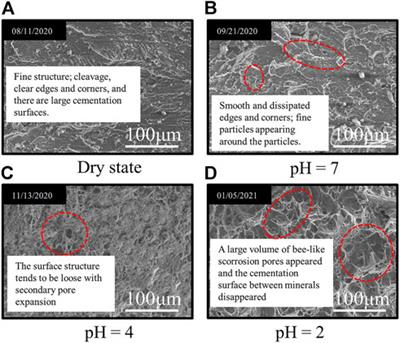 Experimental Study on Damage Properties of Granites Under Flowing Acid Solution